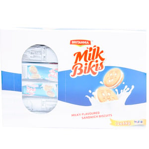 Britannia Milk Biki's Biscuit 12 x 44 g