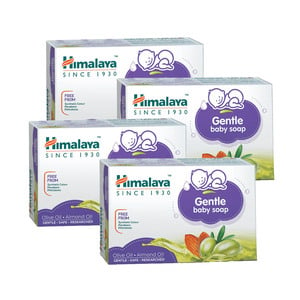 Himalaya Olive & Almond Oil Gentle Baby Soap Value Pack 4 x 125 g