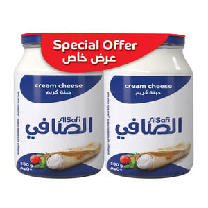 Al Safi Full Fat Cream Cheese Value Pack 2 x 500 g