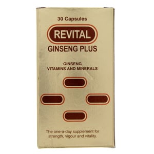 Revital Ginseng Plus Capsules 30 pcs
