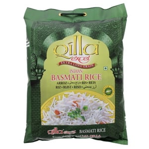 Qilla Excel Extra Long Grain Indian Basmati Rice 5 kg