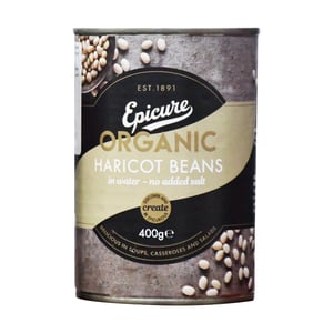 Epicure Organic Haricot Beans 400 g