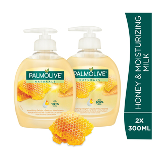 Palmolive Liquid Hand Wash Honey & Moisturizing Milk 2 x 300 ml