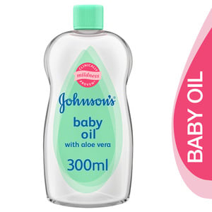 Johnson's Baby Oil with Aloe Vera and Vitamin E 300 ml