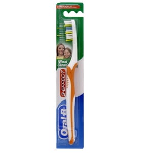 Oral-B Toothbrush 3 Effect Maxi Clean Medium Assorted Color 1 pc