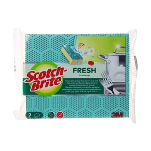 Scotch Brite Fresh Heavy Duty Scrub Sponge, 2 pcs