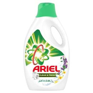 Ariel Automatic Power Gel Laundry Detergent Clean & Fresh Scent 2.8 Litres