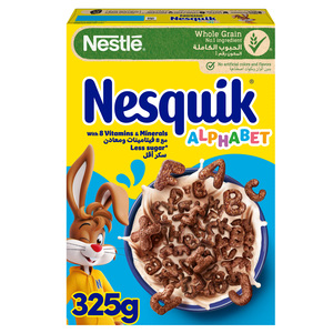 Nesquik Chocolate Alphabets Breakfast Cereal 325 g