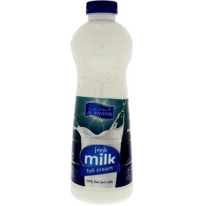 Al Rawabi Fresh Milk Full Cream 1 Litre