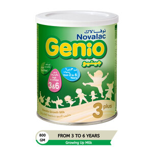 Novalac Genio 3 Plus Growing Up Formula From 3-6 Years 800 g