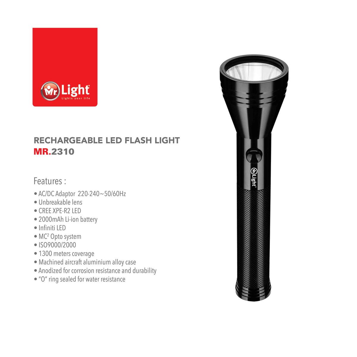 Mr.Light LED Torch  MR 2310