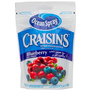 Ocean Spray Craisins Blueberry Dried Cranberries 150 g
