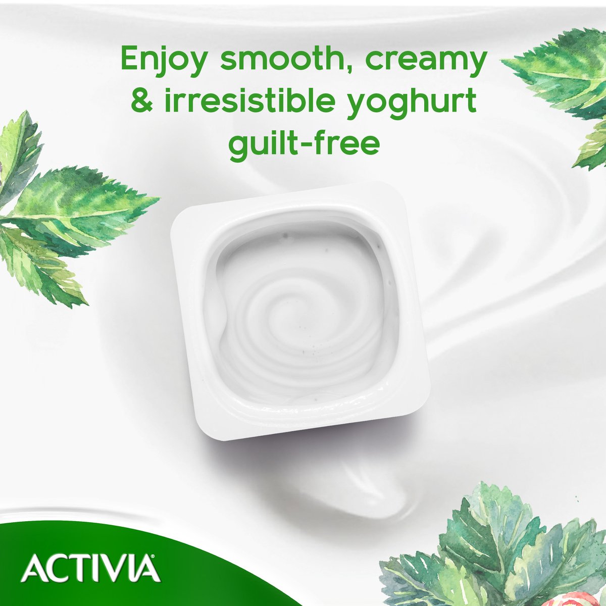 Activia Stirred Yoghurt Low Fat Plain 125 g