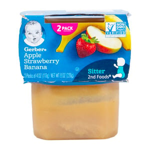 Gerber Baby Food Apple Strawberry Banana 226 g