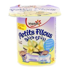 Yoplait Petits Filous Vanilla Flavoured Yogurt 120 g