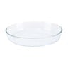 Chefline HSAP32L Borosilicate Glass Oval Baking Dish, 3.2 Litre, Transparent