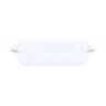 Chefline HSAP18L Borosilicate Glass Rectangle Baking Dish, 1.5 Litre, Transparent