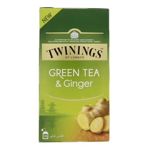 Twinings Green Tea And Ginger 25 Teabags