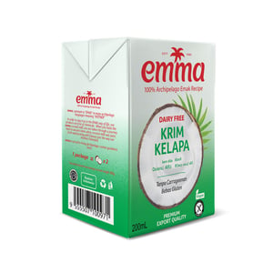 Emma Ultra High Temperature Coconut Cream 200ml