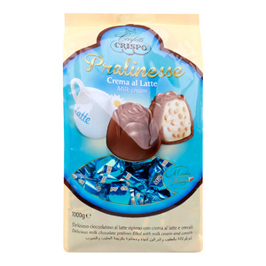 Crispo Pralinesse Milk Chocolate with Milk Cream & Cereal 1 kg