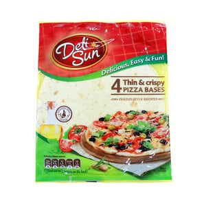 Deli Sun Thin & Crispy Pizza Base 4 pcs 320 g
