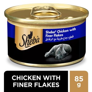 Sheba Chicken With Finer Flakes Cat Food 85 g