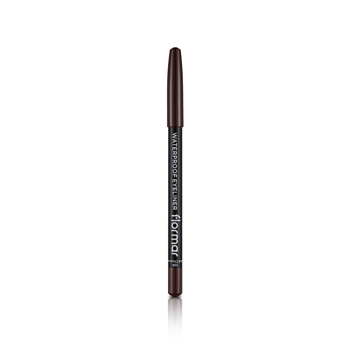 Flormar Waterproof Eyeliner Pencil - 106 Chestnut 1pc