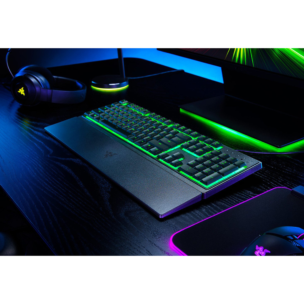 Razer Ornata V3 X Low-profile Membrane RGB Gaming Keyboard, Black