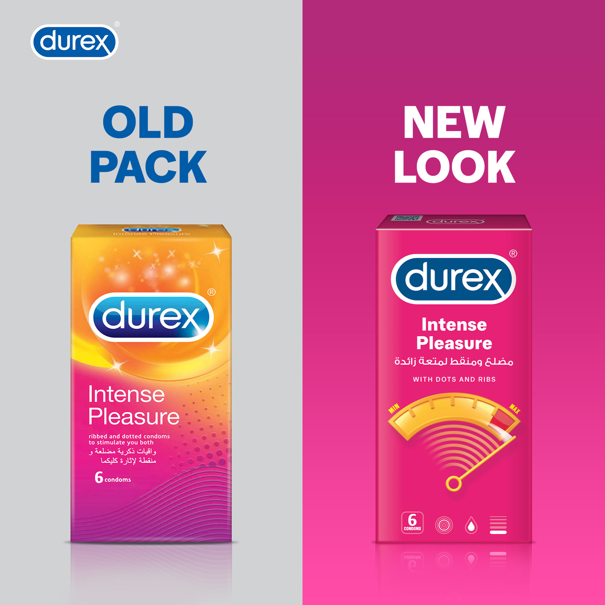 Durex Intense Pleasure Condom 6 pcs