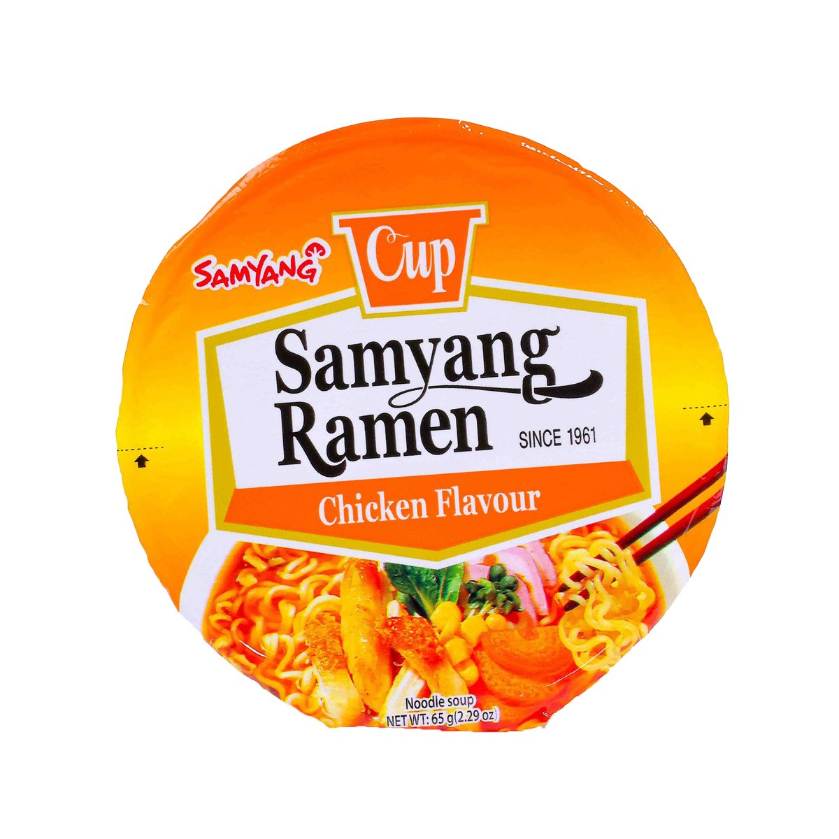 ساميانج حساء نودلز رامن بنكهة الدجاج كوب 65 جم
