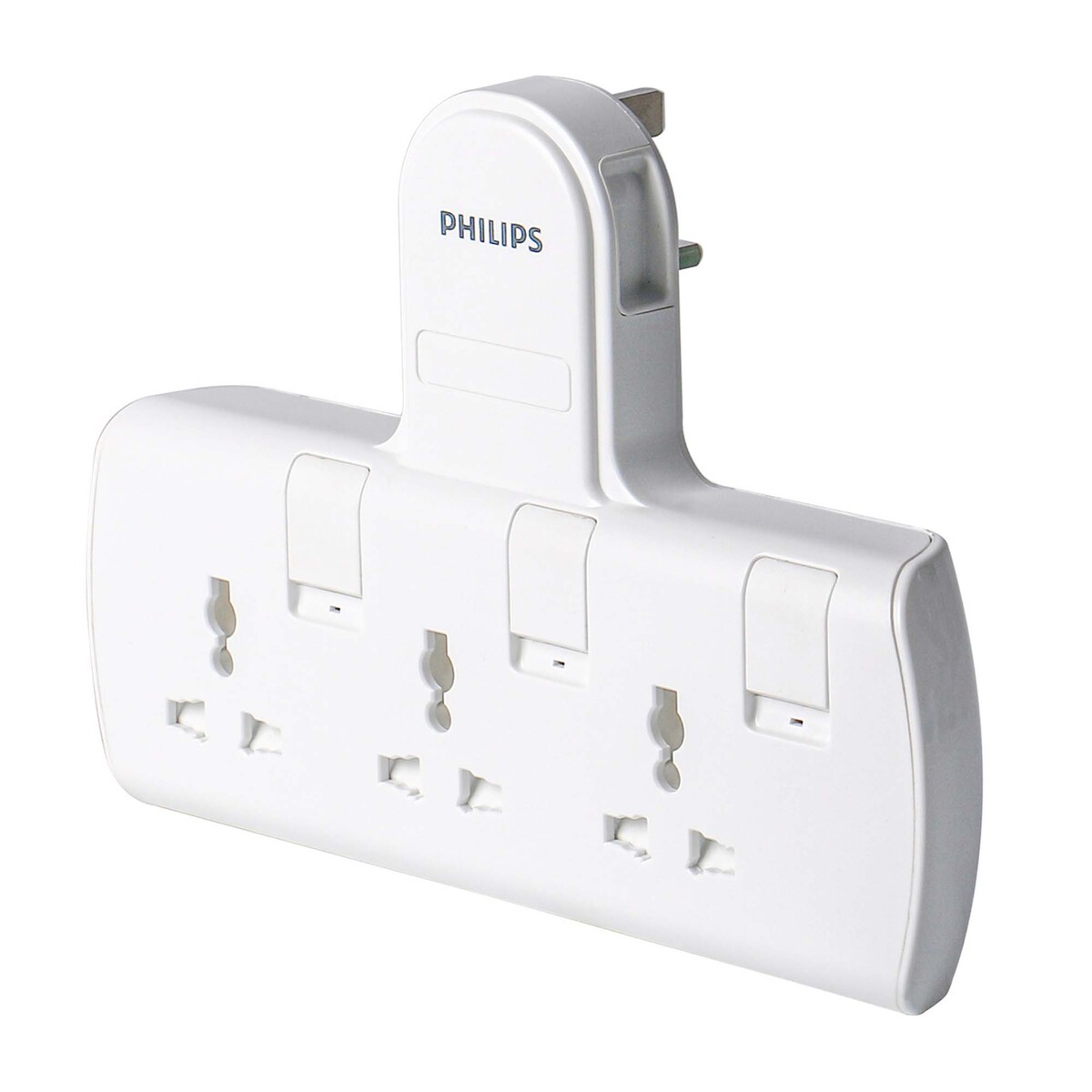 Philips 3 Way Adaptor with Individual Switch, SPN1136W/56