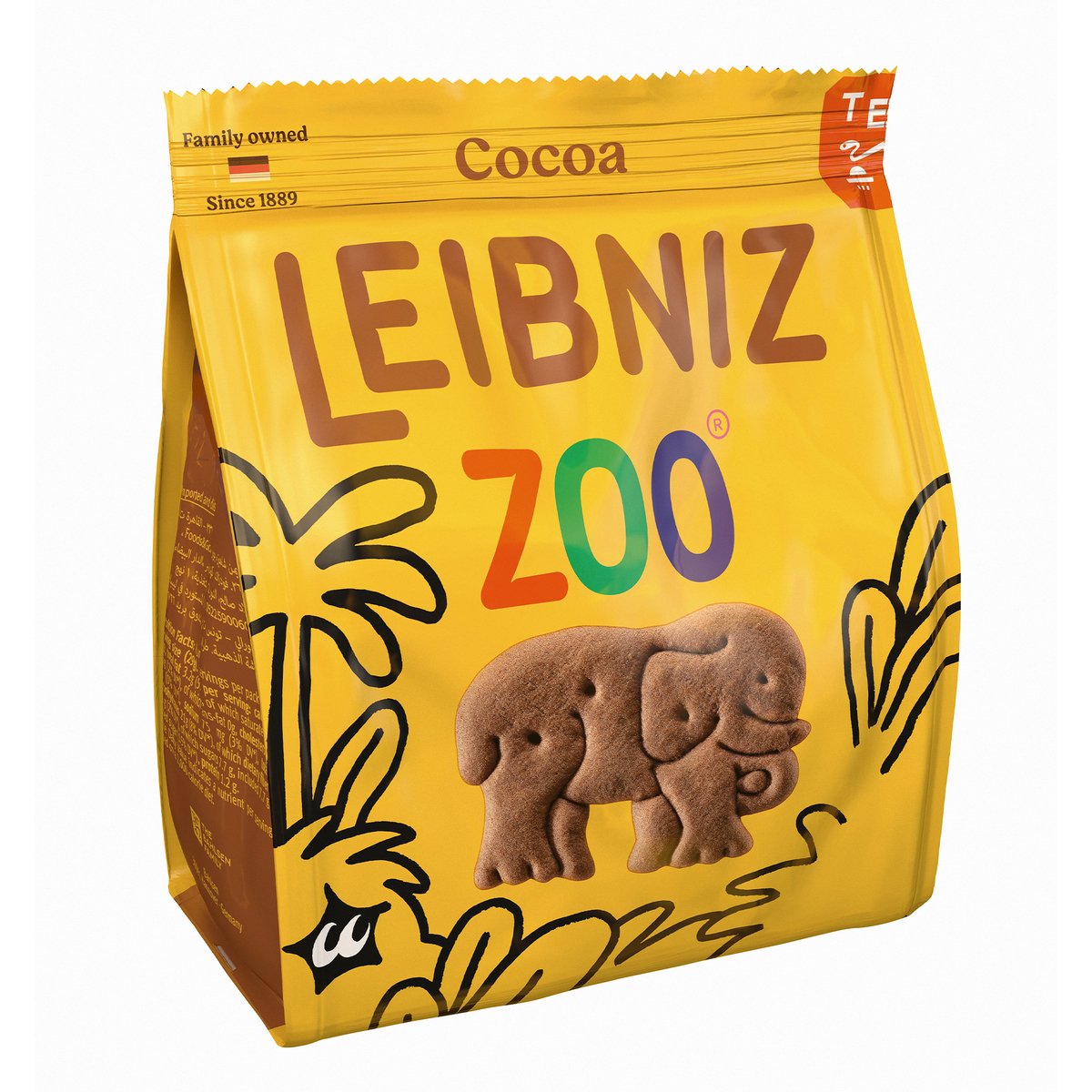 Leibniz Zoo Cocoa Biscuits 100 g