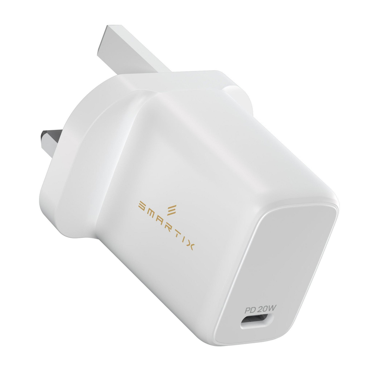 Smartix Premium Power USB-C Wall Adapter, 20 W, White, HCPD20C