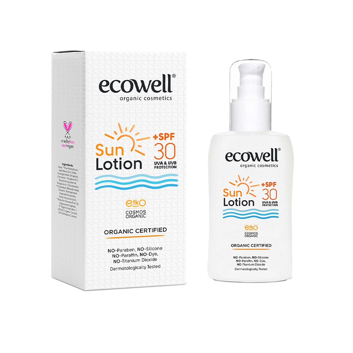 Ecowell Organic Sun Lotion 150 ml