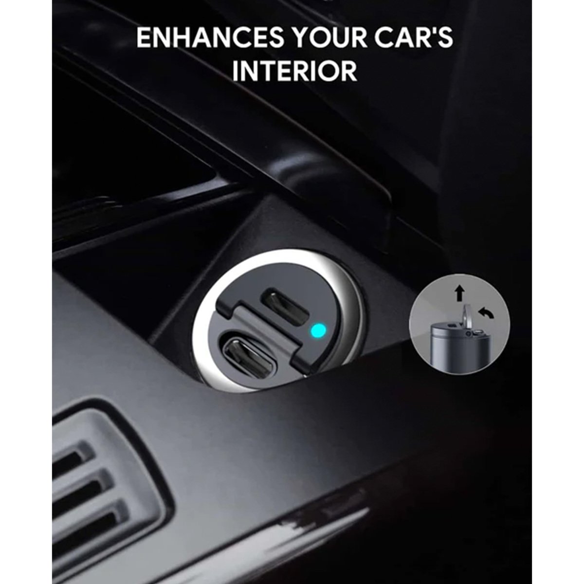 Aukey Dual Port Car Charger CCA4-BK 30W