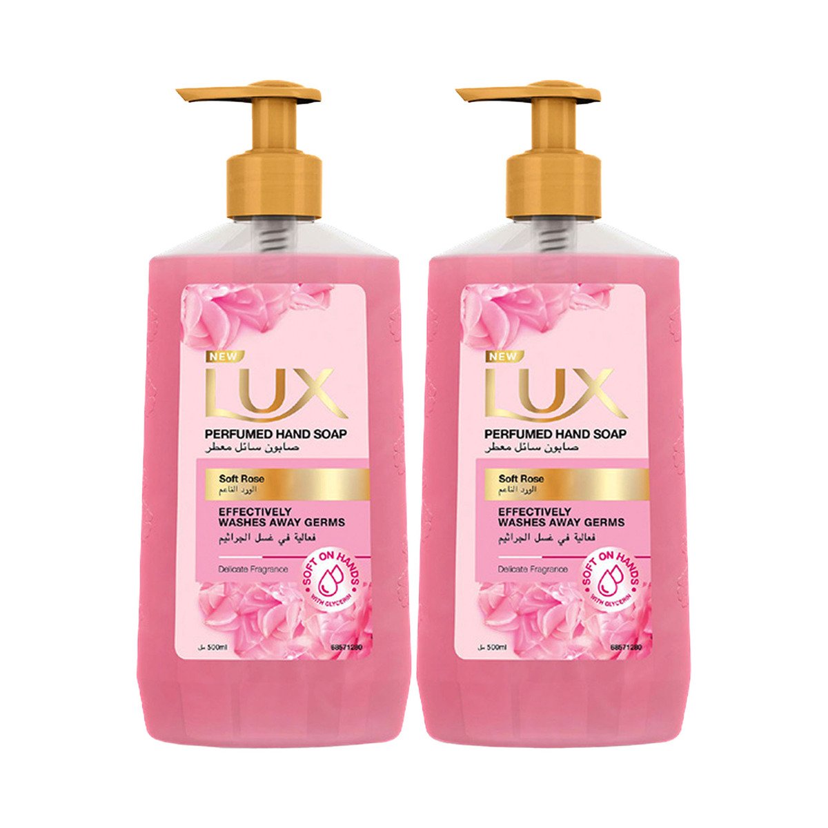 Lux Soft Touch Perfumed Hand Wash 2 x 500 ml