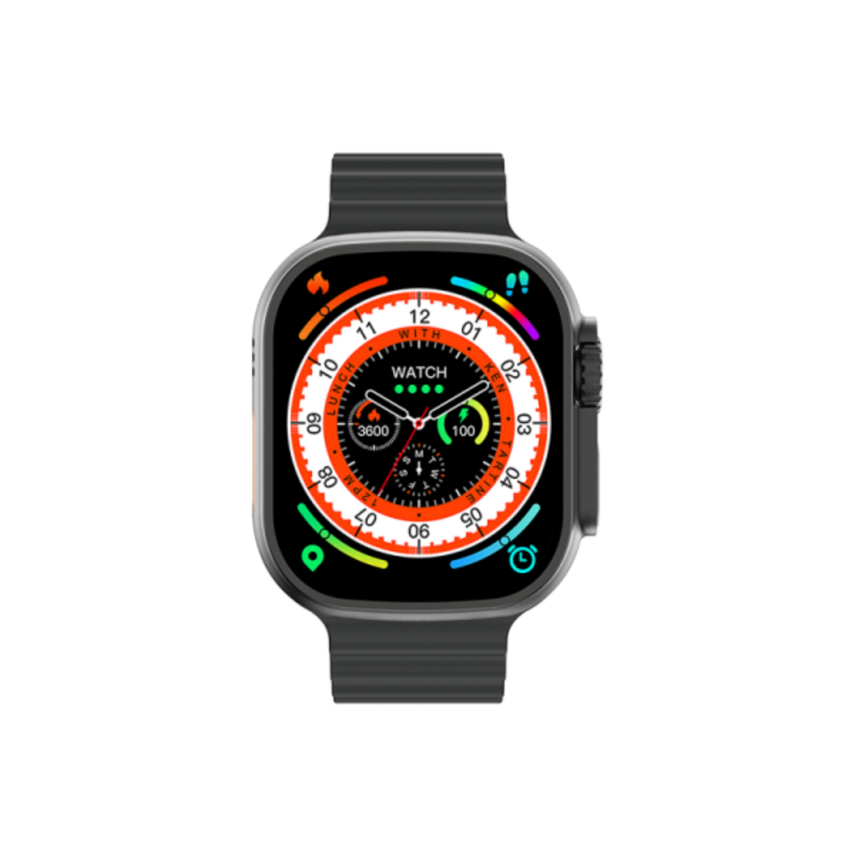 Wiwu SW01 Ultra Sports Smart Watch, Black