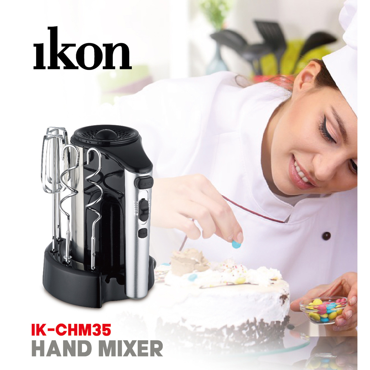 Ikon Hand Mixer, IK-CHM35