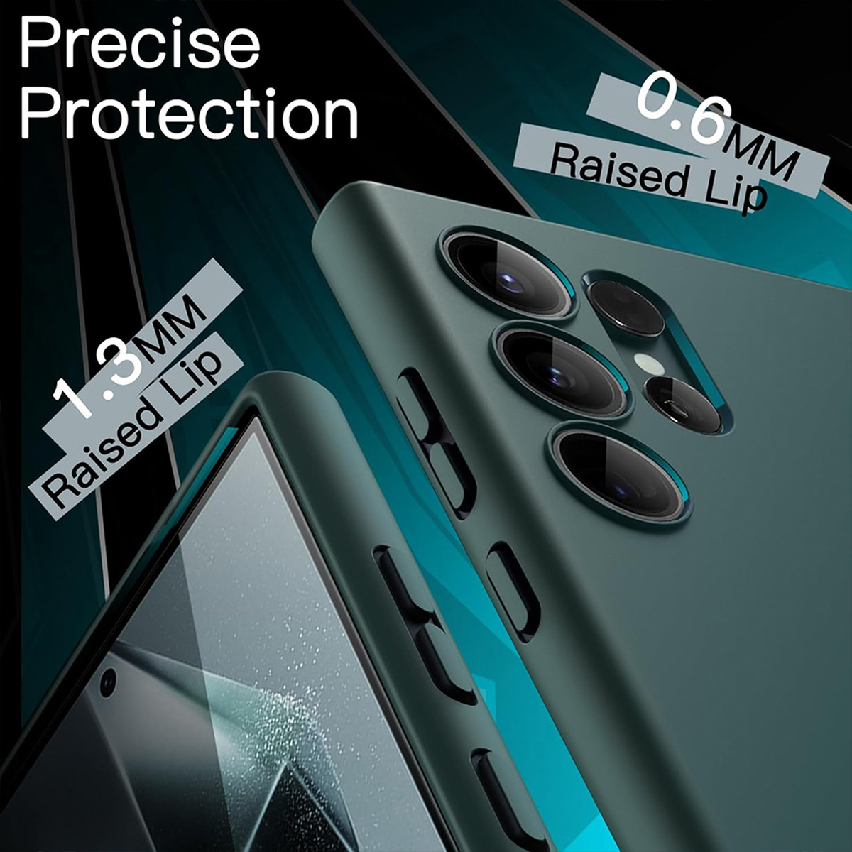 Trands Galaxy S24 Ultra Slim Liquid Silicone Protective Case, TR-CC2435