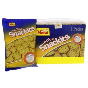 Nabil Snackits Salted Crackers Value Pack 8 x 26 g