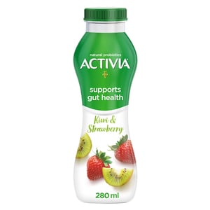 Activia Go Drinkable Yoghurt Kiwi & Strawberry 280 ml