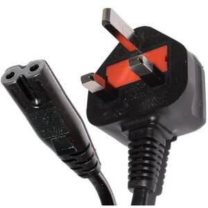 Iends Power Cord UK AC Figure 8 Power adapter Cable 1.5 Meter CA072