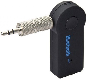 Iends 3.5mm Audio Bluetooth Auxiliary Adapter for Speakers, Car Stereo, Sound Systems With Mic BT437