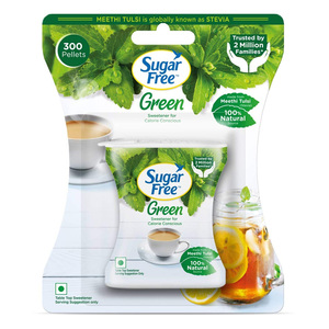 Sugar Free Green Sweetener for Calorie Conscious, 300 pcs