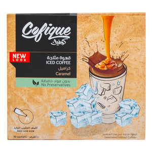 Cofique Iced Coffee Caramel 10 x 24 g