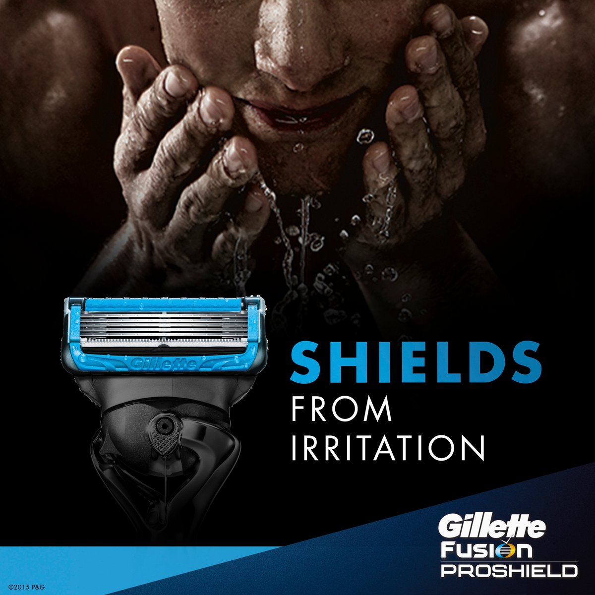 Gillette Fusion ProShield 5 Chill Men's Razor 1 Handle + 2 Blades