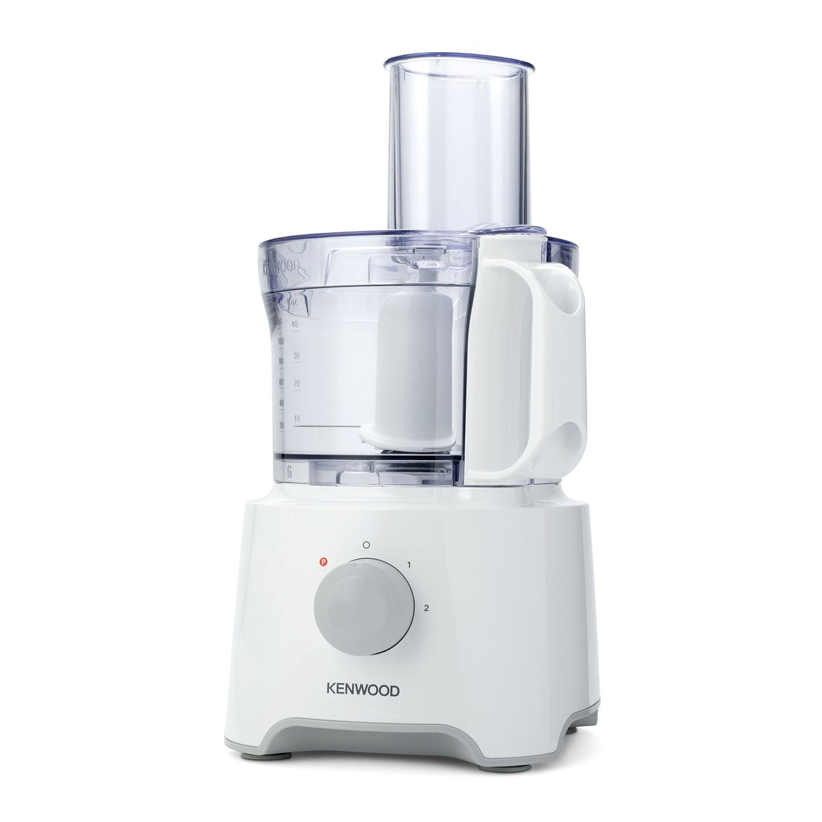 Kenwood Food Processor 800W Multi-Functional with Reversible Stainless Steel Disk, Blender, Whisk, Dough Maker, Citrus Juicer FDP303WH White
