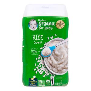 Gerber Organic Rice Cereal For Baby 227 g