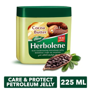 Dabur Herbolene Cocoa Butter Petroleum Jelly, 225 ml