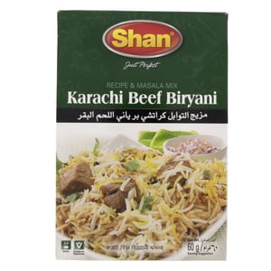 شان مزيج التوابل كراتشي برياني اللحم البقري 60جم
